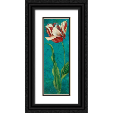 Sultans Garden II Black Ornate Wood Framed Art Print with Double Matting by Donovan, Maria