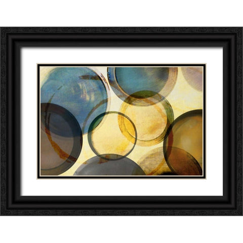 Worlds Collide Black Ornate Wood Framed Art Print with Double Matting by Craven, Katrina