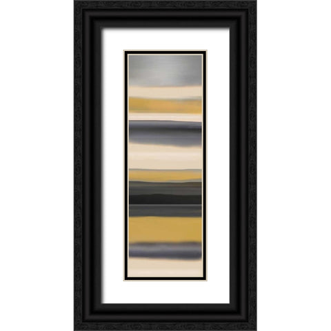 Golden Dawn II Black Ornate Wood Framed Art Print with Double Matting by Jill, Susan