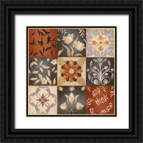 Patterns Of Nature II Black Ornate Wood Framed Art Print with Double Matting by Tava Studios