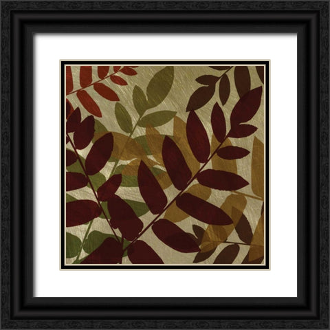 Spice Shimmering Black Ornate Wood Framed Art Print with Double Matting by Craven, Katrina