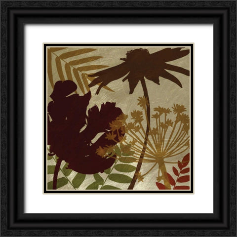 Spice Shimmering Black Ornate Wood Framed Art Print with Double Matting by Craven, Katrina