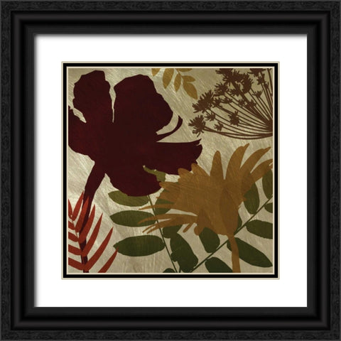 Spice Shimmering Black Ornate Wood Framed Art Print with Double Matting by Craven, Katrina