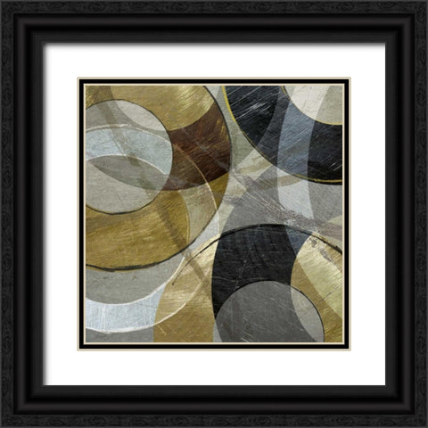 Metallic Atmosphere Black Ornate Wood Framed Art Print with Double Matting by Craven, Katrina