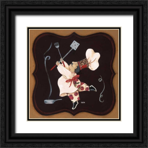 In Short Order II Black Ornate Wood Framed Art Print with Double Matting by Tava Studios