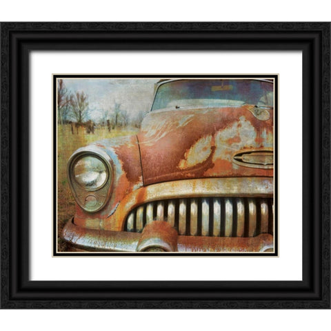 Classic Vintage I Black Ornate Wood Framed Art Print with Double Matting by Craven, Katrina