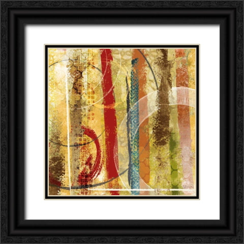 Bands of Light Black Ornate Wood Framed Art Print with Double Matting by Craven, Katrina