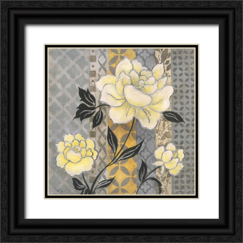 Treasure Garden I Black Ornate Wood Framed Art Print with Double Matting by Tava Studios