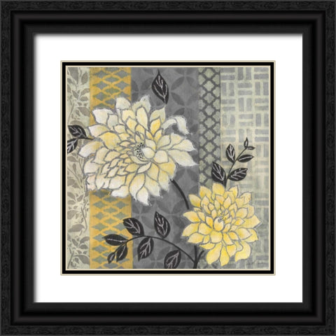Treasure Garden II Black Ornate Wood Framed Art Print with Double Matting by Tava Studios