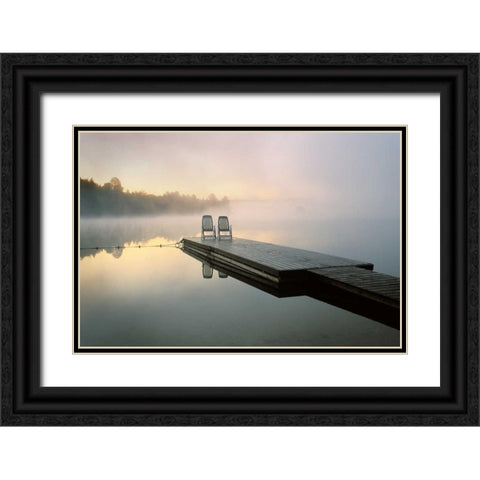 Algonquin Provincial Park Black Ornate Wood Framed Art Print with Double Matting by Delimont, Danita
