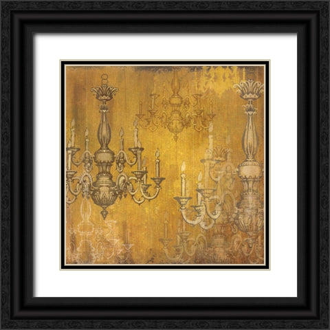 All Aglow Black Ornate Wood Framed Art Print with Double Matting by Donovan, Maria