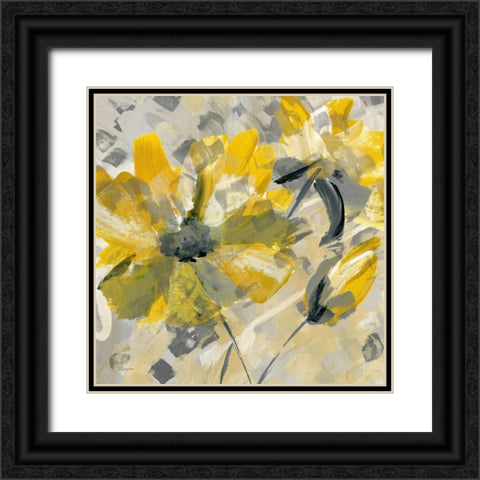 Buttercup I Black Ornate Wood Framed Art Print with Double Matting by Craven, Katrina