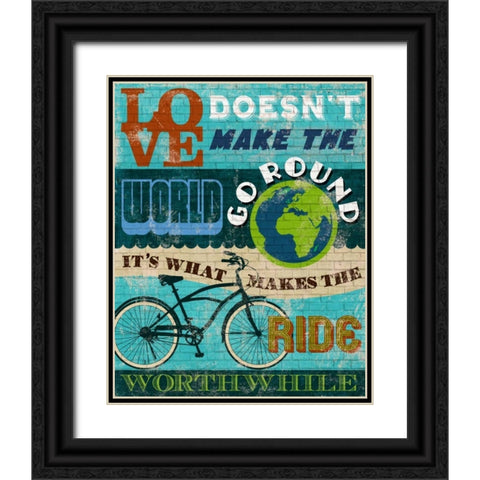 The Ride Black Ornate Wood Framed Art Print with Double Matting by Knutsen, Conrad