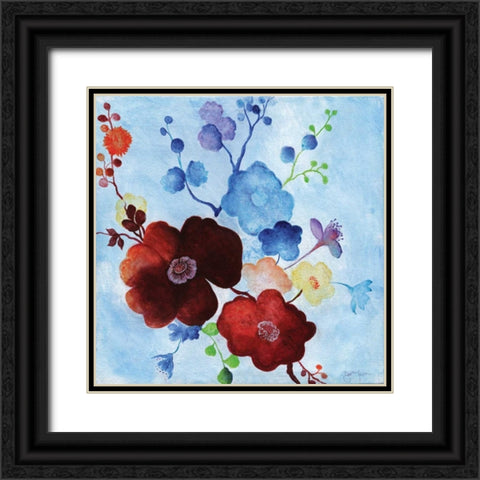 Japanese Garden I Black Ornate Wood Framed Art Print with Double Matting by Tava Studios