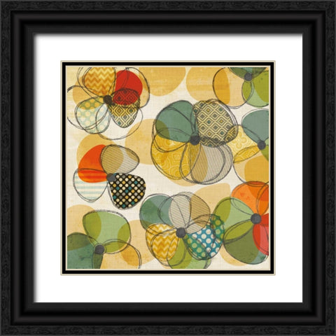 Sketchbook Pansy I Black Ornate Wood Framed Art Print with Double Matting by Craven, Katrina
