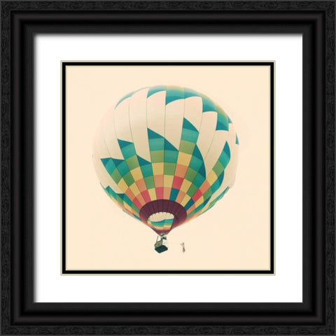Up and Away III Black Ornate Wood Framed Art Print with Double Matting by Jackson, Susan