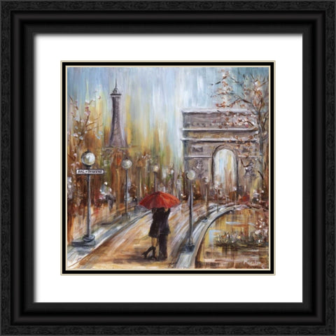 Embrace by the Arc Black Ornate Wood Framed Art Print with Double Matting by Dunlap, Marilyn