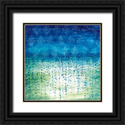 Mirage Black Ornate Wood Framed Art Print with Double Matting by Tava Studios