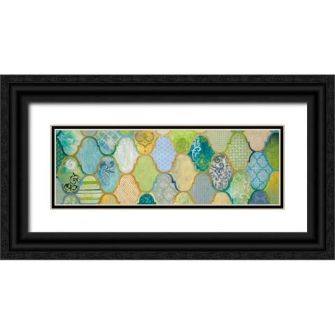 Moroccan Light II Black Ornate Wood Framed Art Print with Double Matting by Tava Studios