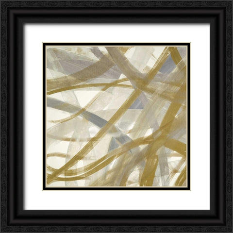 Just Dance I Black Ornate Wood Framed Art Print with Double Matting by Jill, Susan