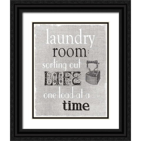 Sorting Out Life Black Ornate Wood Framed Art Print with Double Matting by Robinson, Carol