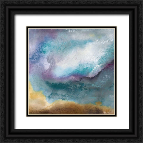 Moonstone II Black Ornate Wood Framed Art Print with Double Matting by Olson, Norm
