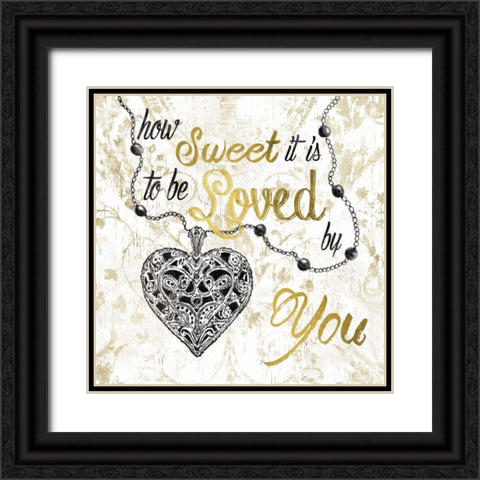 How Sweet It Is Black Ornate Wood Framed Art Print with Double Matting by Robinson, Carol