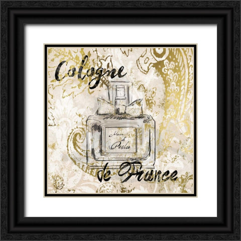 Cologne de France Black Ornate Wood Framed Art Print with Double Matting by Robinson, Carol