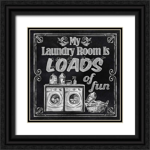 Loads of Fun Black Ornate Wood Framed Art Print with Double Matting by Knutsen, Conrad