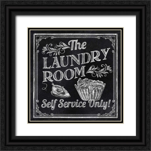 Self Service Black Ornate Wood Framed Art Print with Double Matting by Knutsen, Conrad