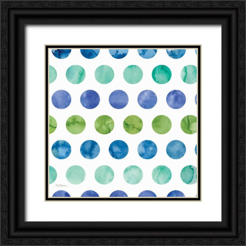 Zinga 4 Black Ornate Wood Framed Art Print with Double Matting by Robinson, Carol