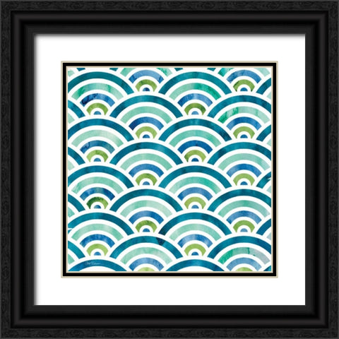 Zinga 5 Black Ornate Wood Framed Art Print with Double Matting by Robinson, Carol