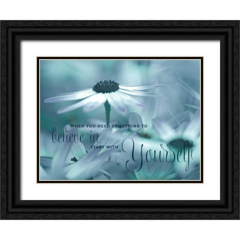 Believe In Yourself Black Ornate Wood Framed Art Print with Double Matting by Delimont, Danita