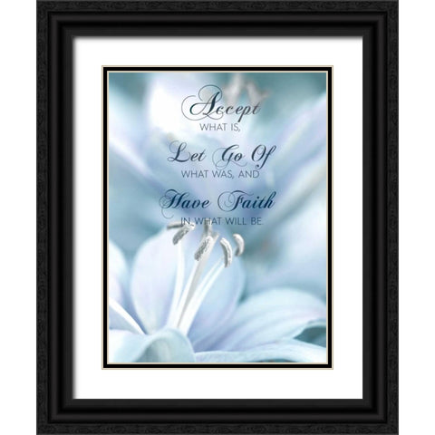 Have Faith Black Ornate Wood Framed Art Print with Double Matting by Delimont, Danita