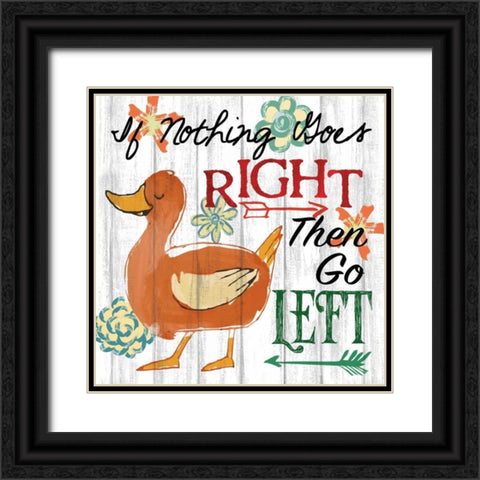 If Nothing Goes Black Ornate Wood Framed Art Print with Double Matting by Knutsen, Conrad