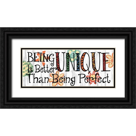 Being Unique Black Ornate Wood Framed Art Print with Double Matting by Knutsen, Conrad