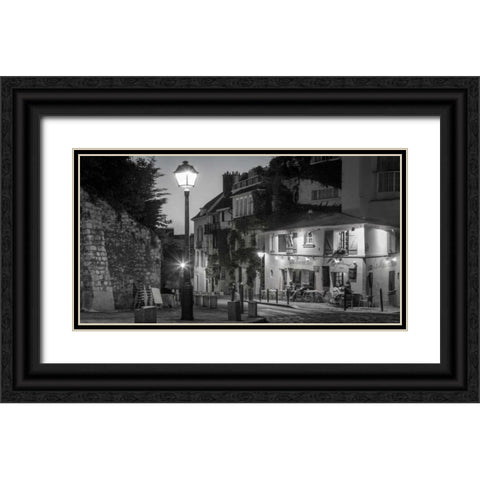Twilight at Maison Black Ornate Wood Framed Art Print with Double Matting by Delimont, Danita