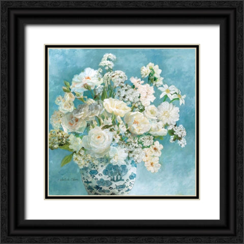 Savannahs Garden I Black Ornate Wood Framed Art Print with Double Matting by Olson, Charlene