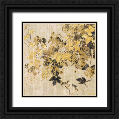 Bold Ivy Black Ornate Wood Framed Art Print with Double Matting by Nan