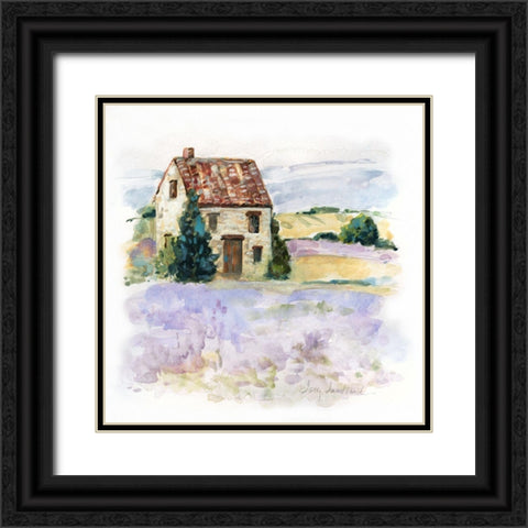 Lavender Country I Black Ornate Wood Framed Art Print with Double Matting by Swatland, Sally