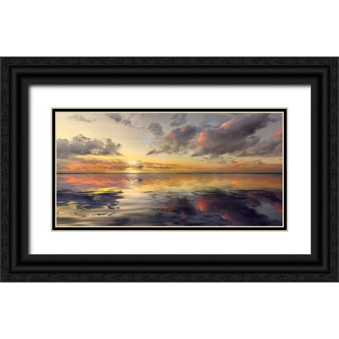 Endless Black Ornate Wood Framed Art Print with Double Matting by Calascibetta, Mike