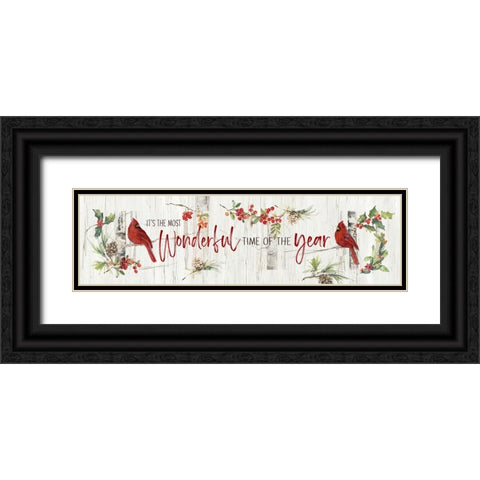 Its The Most Wonderful Black Ornate Wood Framed Art Print with Double Matting by Swatland, Sally