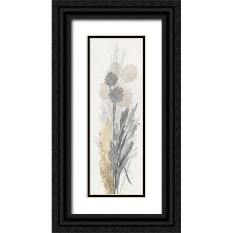 Cattail Road I Black Ornate Wood Framed Art Print with Double Matting by Jill, Susan