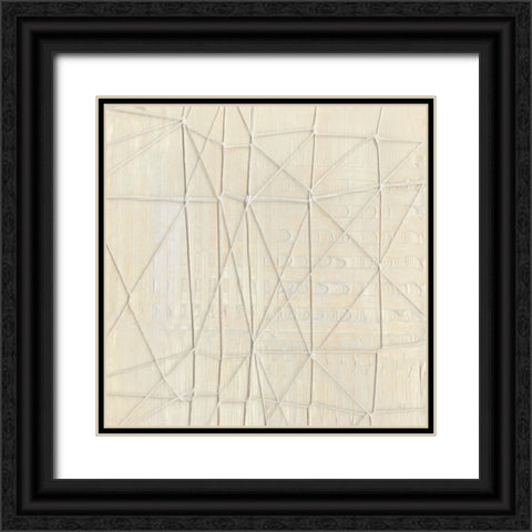 Cats Cradle II Black Ornate Wood Framed Art Print with Double Matting by Jill, Susan