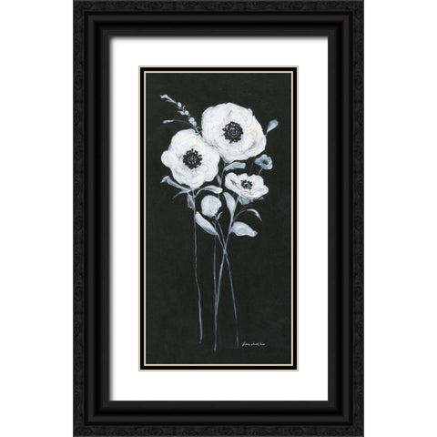 Romantic Botanical II Black Ornate Wood Framed Art Print with Double Matting by Swatland, Sally