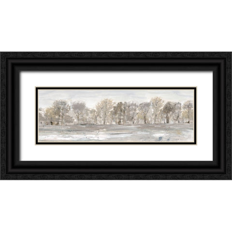 Meadows Edge Vista Black Ornate Wood Framed Art Print with Double Matting by Jill, Susan