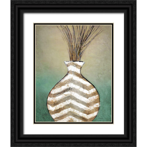 Global Vessel I Black Ornate Wood Framed Art Print with Double Matting by Tava Studios
