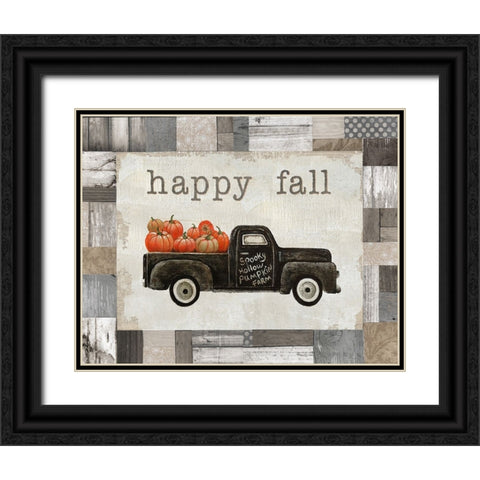 Spooky Hollow Farm Black Ornate Wood Framed Art Print with Double Matting by Brooks, Donna