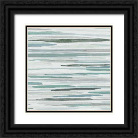 Wind and Water I Black Ornate Wood Framed Art Print with Double Matting by Jill, Susan