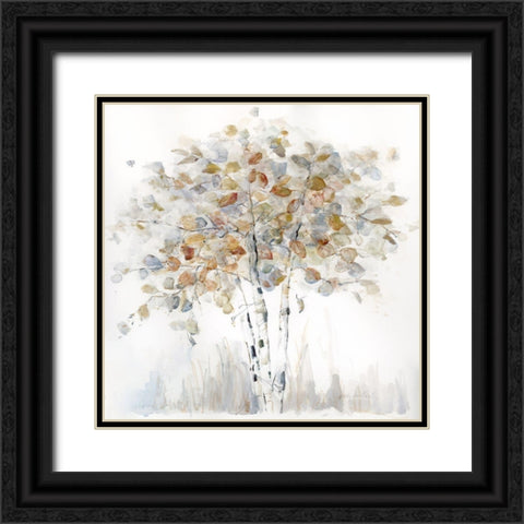 Birch Grove II Black Ornate Wood Framed Art Print with Double Matting by Swatland, Sally